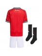 Manchester United Hjemmedraktsett Barn 2025-26 Korte ermer (+ bukser)